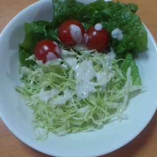 キャベツとトマトのサラダ☆ヨーグルトドレッシング